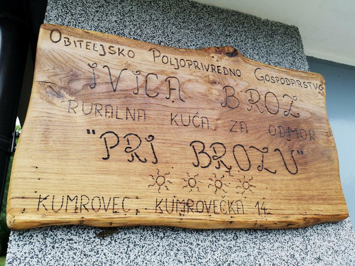 Kuca Za Odmor Pri Brozu Lägenhet Kumrovec Exteriör bild